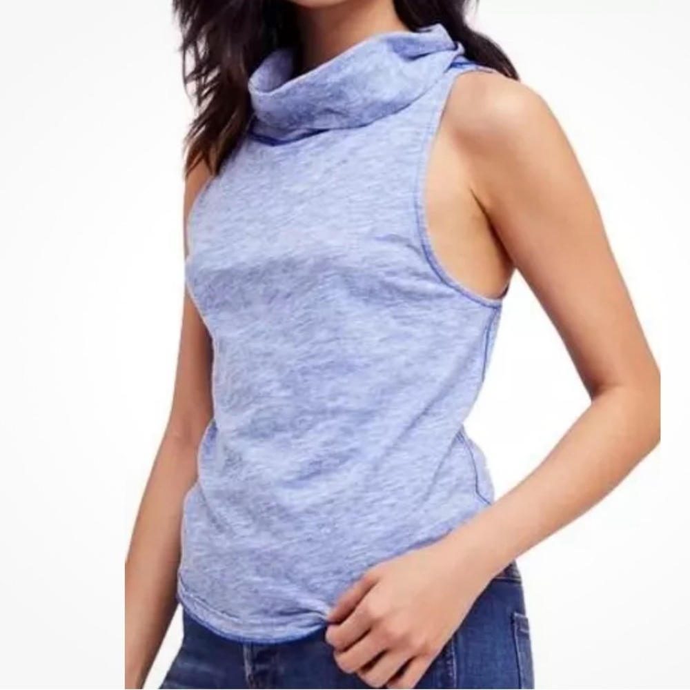 Free People We the‎ Free Summer Thing Tank Top Cowl Neck Pullover Size XS